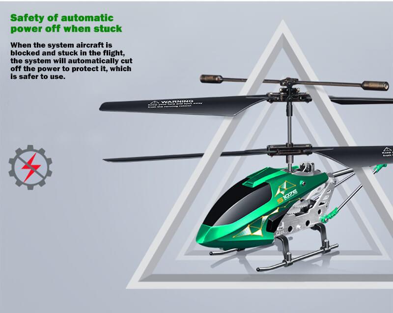 S107E Remote Control Helicopter 2.4GHz Gyro Altitude Hold Airplane RC Anti-Fall Plane