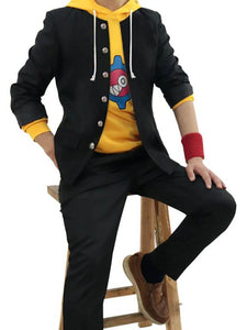 Reki Kyan Costume SK8 The Infinity Uniform Full Set Hoddie Wig for Adult Teens Cosplay