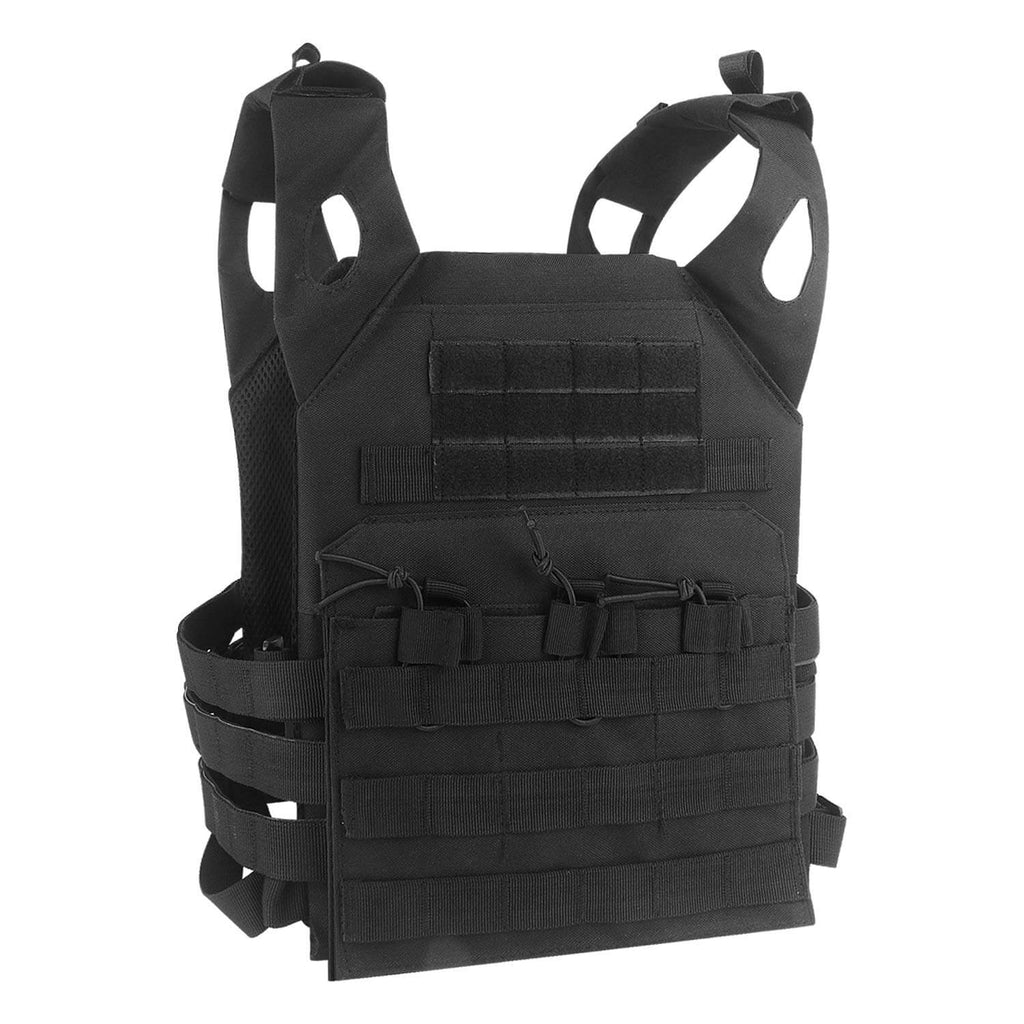Tactical MOLLE Vest Airsoft Paintball Vest Adjustable CS Field Training Vest Chest Protector