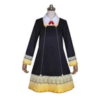 Anya Costume The Spy Child Cosplay Dress and Socks Headwear Full Set