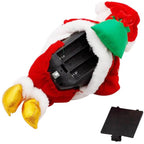 Christmas Decorations Funny Santa Claus Climbing The Rope with Music Up and Down