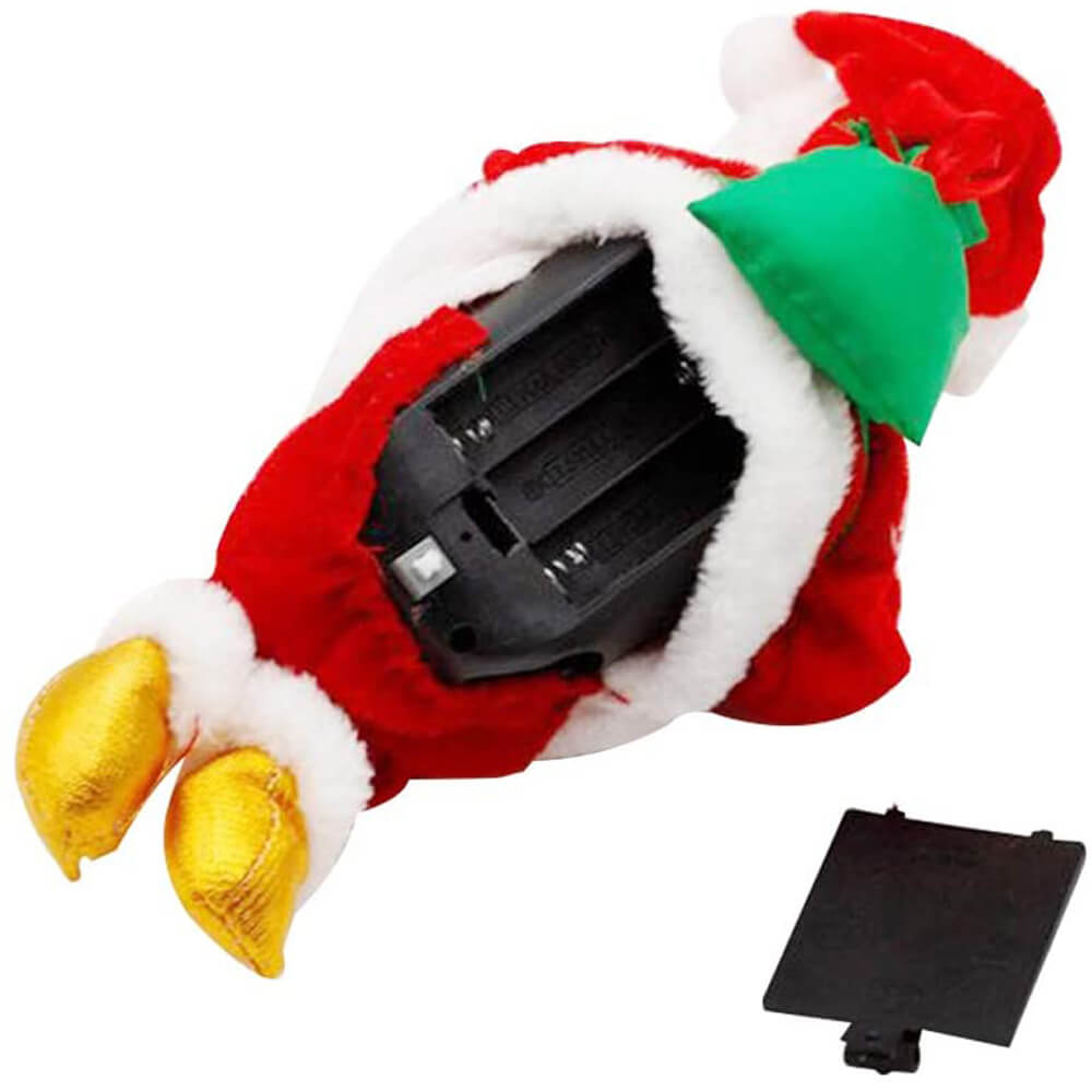 Christmas Decorations Funny Santa Claus Climbing The Rope with Music Up and Down