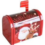 Santa's Mailbox Letter to Santa Enchanted Metal Red Mail Box Christmas Decorations