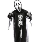 Kids Scary Halloween Costume Zombie Skeleton Cosplay Jumpsuit for Boys Girls