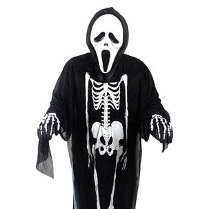 Kids Scary Halloween Costume Zombie Skeleton Cosplay Jumpsuit for Boys Girls