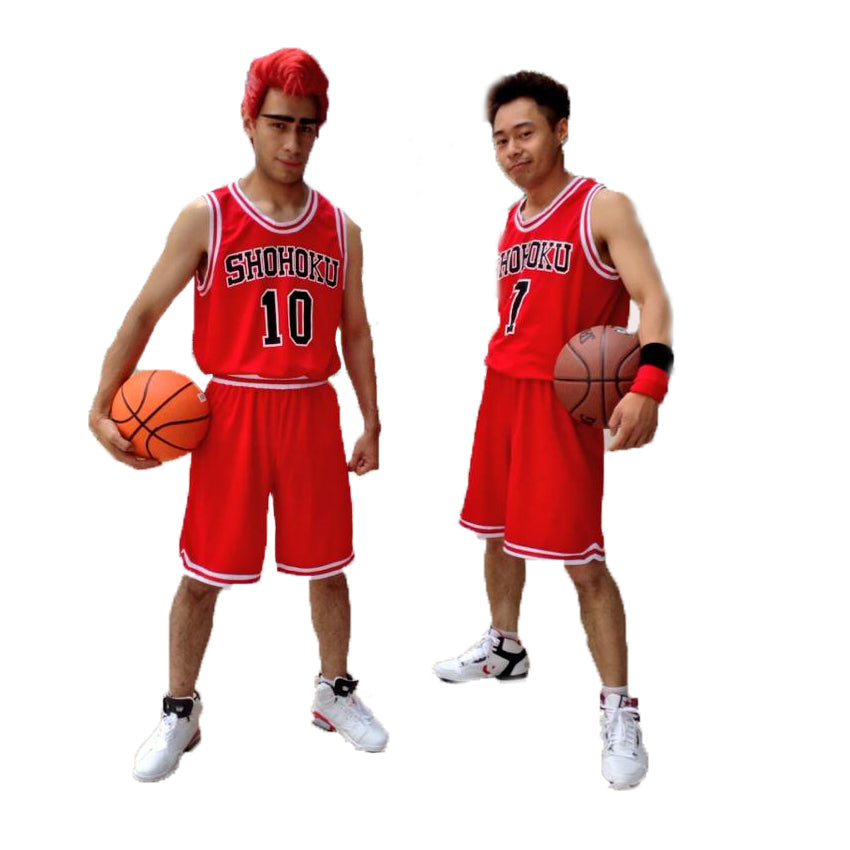 Slam Dunk Shohoku High School Kids Adult Costume Basketball Jersey Uniform