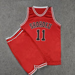Slam Dunk Shohoku High School Kids Adult Costume Basketball Jersey Uniform