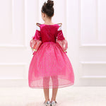 Princess Aurora Dress Girls Fairy Tale Outfits Halloween Cosplay Costume