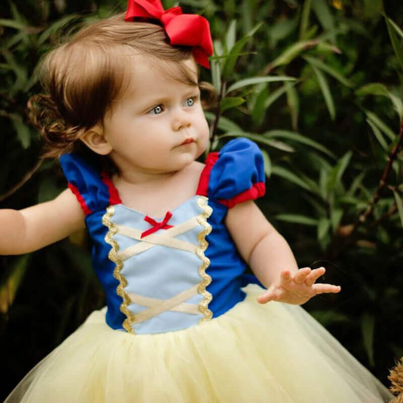 Princess Kids Costume Cosplay Girls Party Fancy Dress Up Infant Christening Tulle Dress