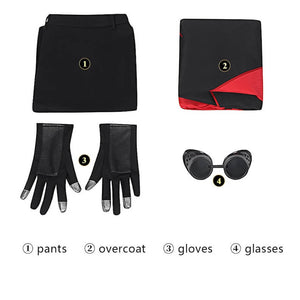 Adult Dr. Eggman Cosplay Costume Robotnik Overcoat Pants Gloves Goggles Full Set Halloween Outfits
