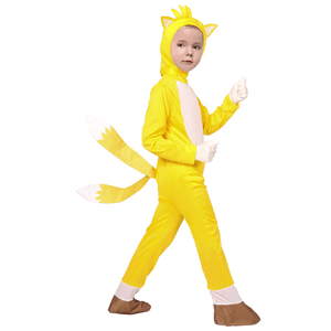 Kids The Hedgehog Costume Cosplay Cartoon Bodysuit Pretend Play Onesies For Boys Girls