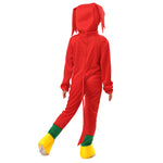 Kids Hedgehog Cosplay Outfit Boys Girls Jumpsuit Hat Costume Set for Halloween Carnival