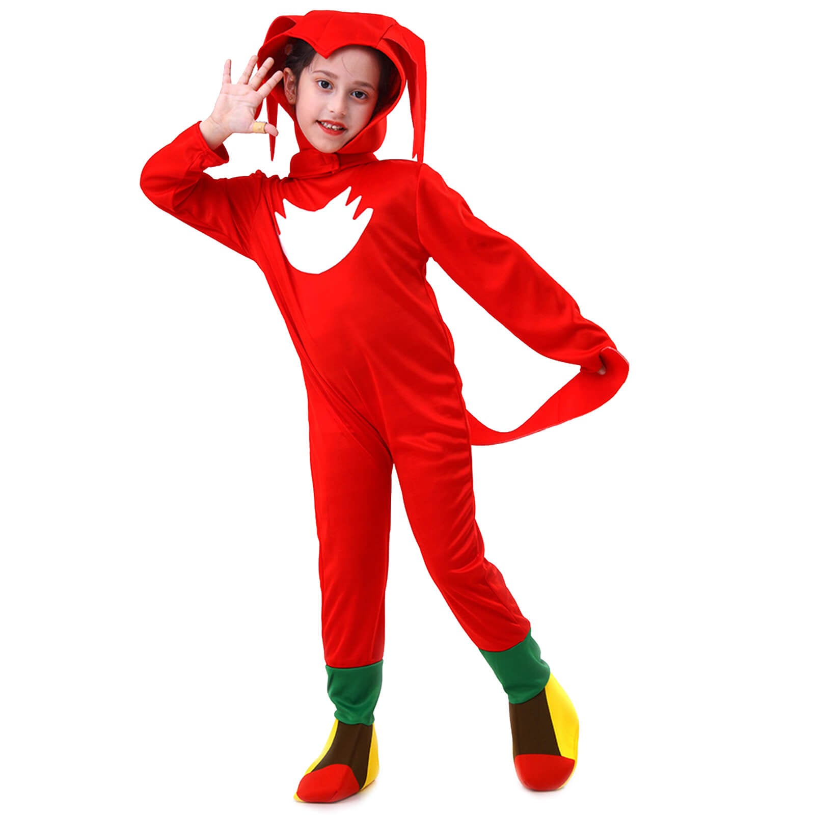 Kids Hedgehog Cosplay Outfit Boys Girls Jumpsuit Hat Costume Set for H –