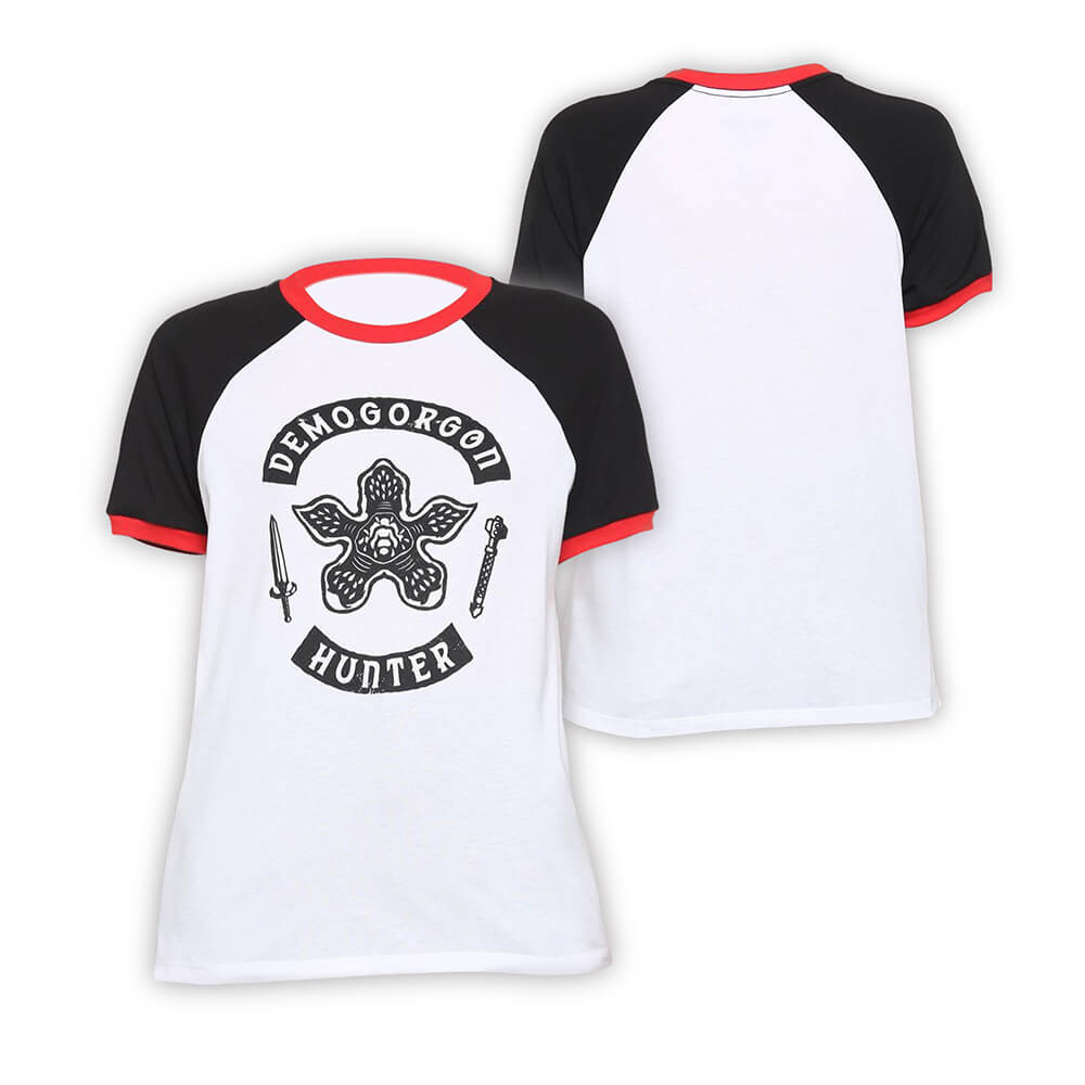 Adult Hawkins High Basketball Uniform Jason Andy Dark Green Jacket Demogorgon Monster T-Shirt