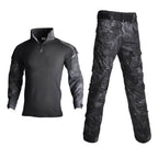 Tactical Combat Uniform Training Uniform Airsoft Paintball Camo Shirts and Pants