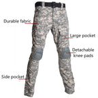 Tactical Combat Uniform Training Uniform Airsoft Paintball Camo Shirts and Pants