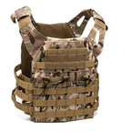 Tactical MOLLE Vest Airsoft Paintball Vest Adjustable CS Field Training Vest Chest Protector