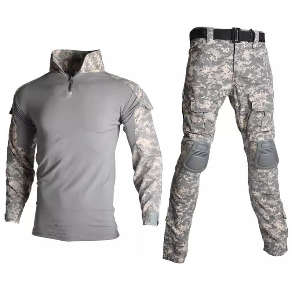 Tactical Combat Uniform Training Uniform Airsoft Paintball Camo Shirts and Pants
