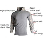 Tactical Combat Uniform Training Uniform Airsoft Paintball Camo Shirts and Pants