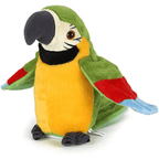 Newest Talking Parrot - Repeats What You Say With Cute Voice, Electronic Pet Plush Talking Animal Toy for Child Kids gift Party Toys
