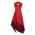 Adult Edalyn Cosplay Costume The Owl House Eda Red Dress Halloween Carnival Suit