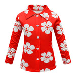 Boys Girls The Bad Guys Mr. Snake Costume Red Flower Shirts Jumpsuit Mask Full Set for Cosplay