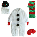 Toddler Christmas Costume Kids Santa's Little Elf Snowman Outfit Christmas Dress Up