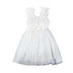 Toddler Girl Cute Party Dress Lace Flowers Dress For Little Princess 2-6 Years