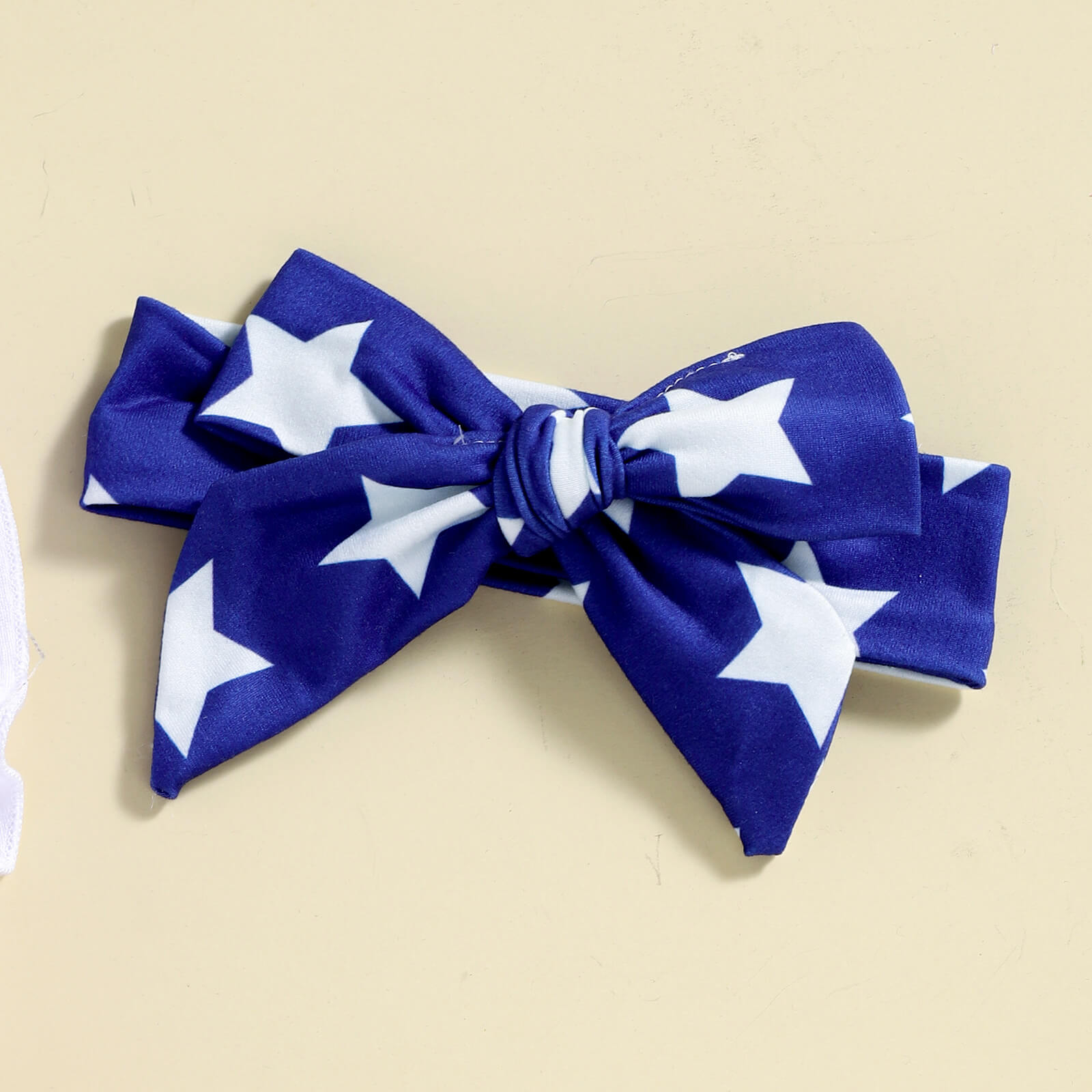 Newborn Toddler 1st 4th of July Outfit Romper Pants Headband 3pcs Suit American Flag Costume