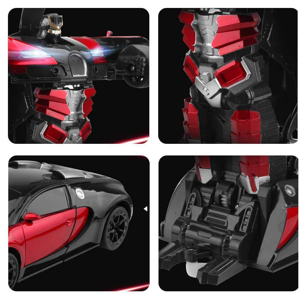 1:14 Remote Control Transformer Robot Car Toys Gesture Sensing RC Car Transforming with Sounds, LED Lights