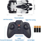 Wall Climbing RC Car Remote Control Toy 360° Rotating Stunt Car