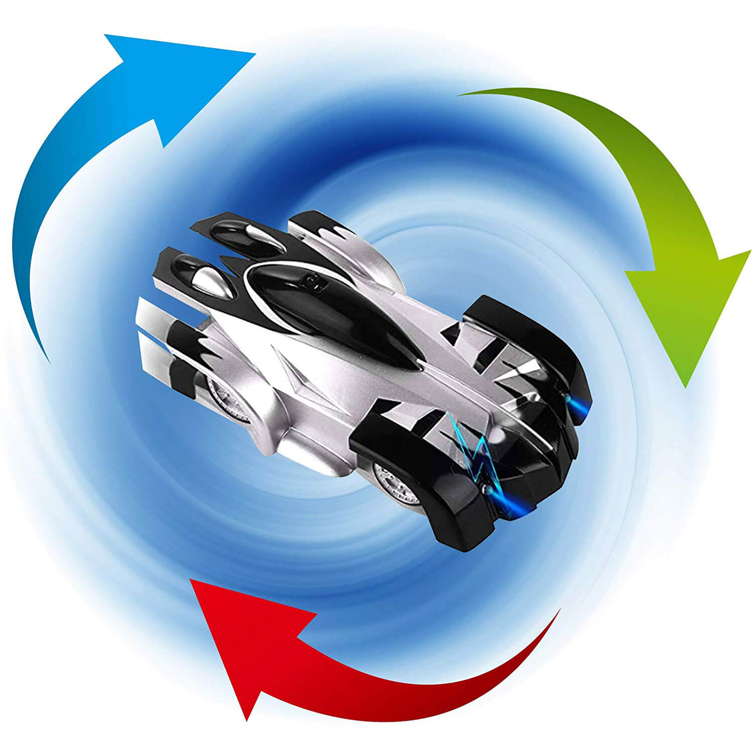 Wall Climbing RC Car Remote Control Toy 360° Rotating Stunt Car