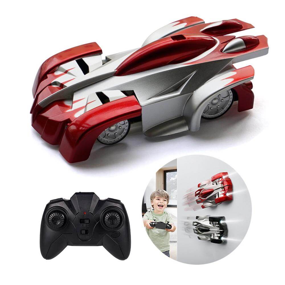 Wall Climbing RC Car Remote Control Toy 360° Rotating Stunt Car