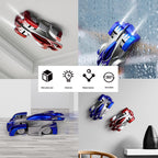 Wall Climbing RC Car Remote Control Toy 360° Rotating Stunt Car