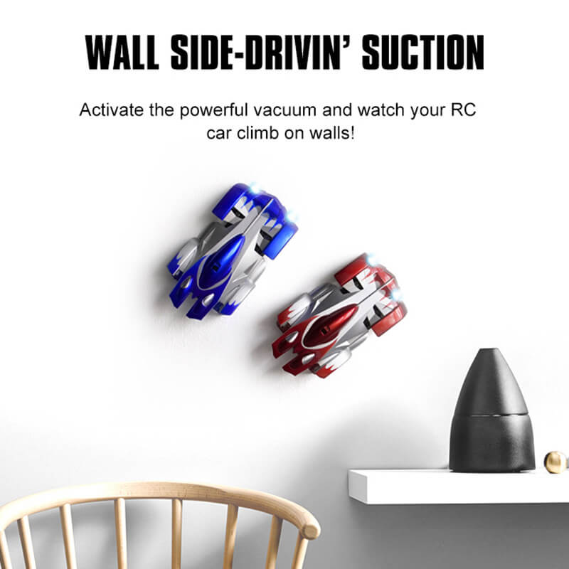 Wall Climbing RC Car Remote Control Toy 360° Rotating Stunt Car