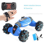 RC Watch Induction Gesture Stunt Car Double Side Twisting Off-Road Vehicle For Gift