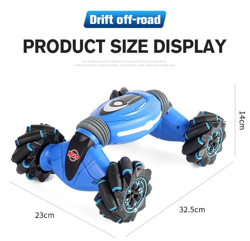 RC Watch Induction Gesture Stunt Car Double Side Twisting Off-Road Vehicle For Gift