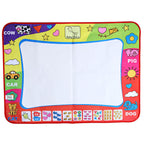 Water Drawing Mat Educational Writing/Doodling/Drawing Mat Kid Developmental Doodle Board Toy With 2 Magic Pens Great Gift for Kids