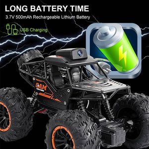 Kids RC Car With Camera 2.4G WIFI Camera App Remote Control Car Off-Road Drift Buggy