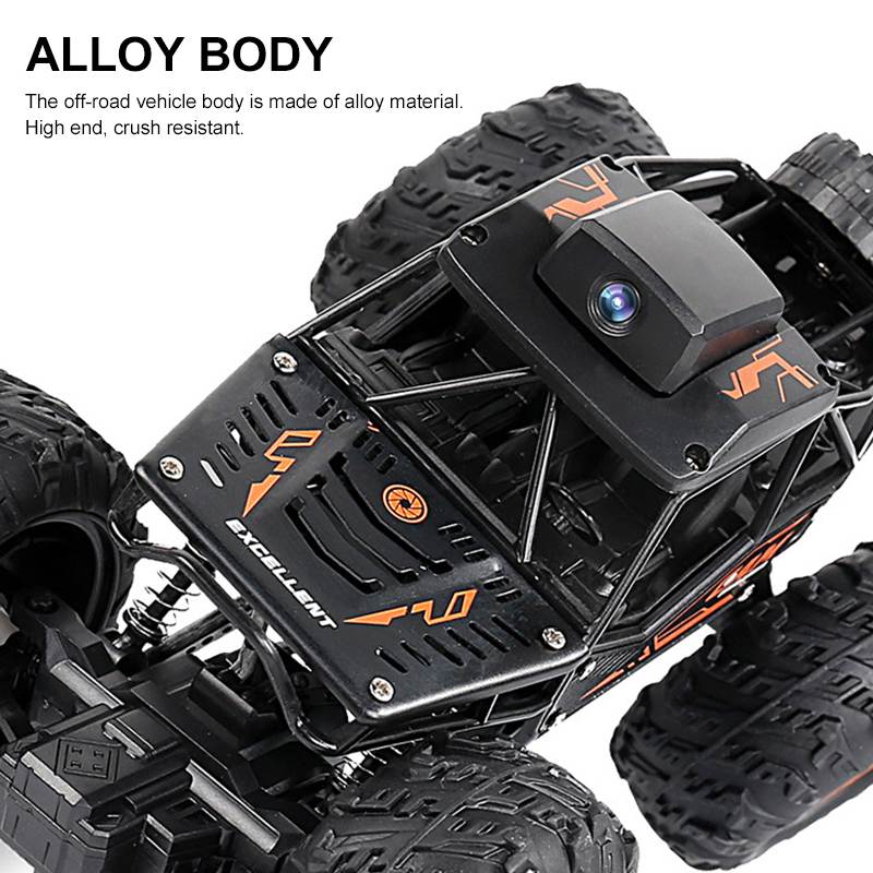 Kids RC Car With Camera 2.4G WIFI Camera App Remote Control Car Off-Road Drift Buggy