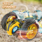 1:14 High Speed RC Car Lighting Remote Control Bumblebee Stunt Race Car