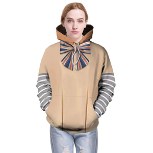 AI Doll Hoodie Long Sleeve Zip-up Jacket for Kids Adults