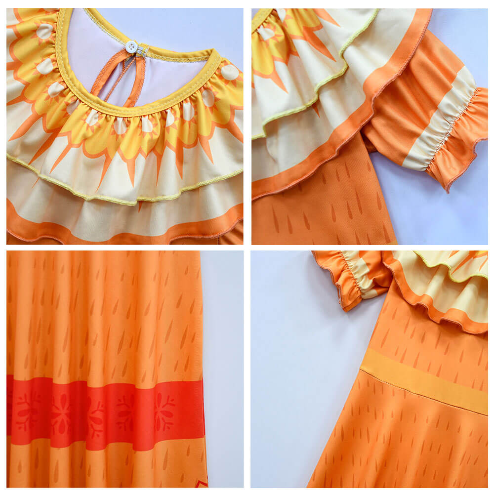 Madrigal Family Dresses Magical Princess Cosplay Dress Halloween Party Dress Up Costume