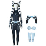 Ahsoka Tano Costume Ahsoka Uniform Accessories Full Set for Halloween Dress Up