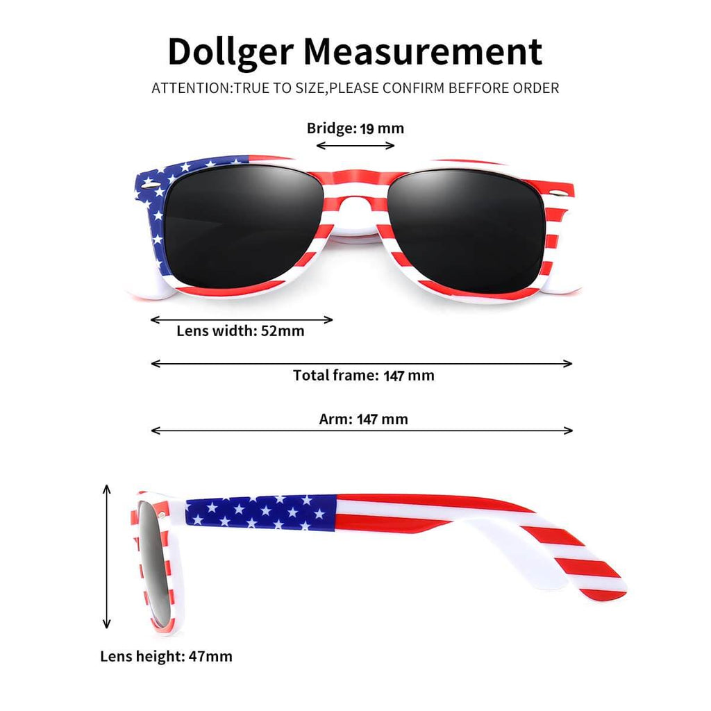 Classic 4th of July Flag Sunglasses Men Women Fashion Independence Day Accessories