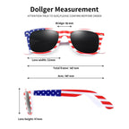 Classic 4th of July Flag Sunglasses Men Women Fashion Independence Day Accessories