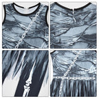 Girls Plague Doctor Costume Dress Gloves Cloak Halloween Party Full Set