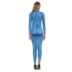 Neytiri and Jake Sully Costume Halloween Cosplay Jumpsuit The Way of Water Women Men Halloween Costume