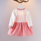 Little Girl Bunny Dress Kids Long Sleeve Easter Costume Cut Baby 1st Easter Outfit