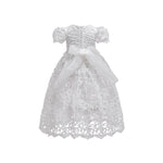 Baby Girl Baptism Dresses Infant Christening Gown First Birthday Outfits with Bonnet